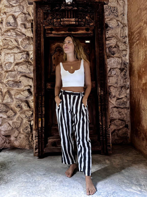 PANTALON MILI DE LINO